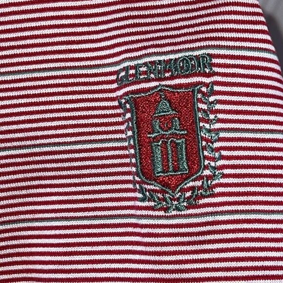 Fairway & Greene Pureformance Polo Shirt Men XXlarge Red White Striped Embroider - Picture 6 of 11